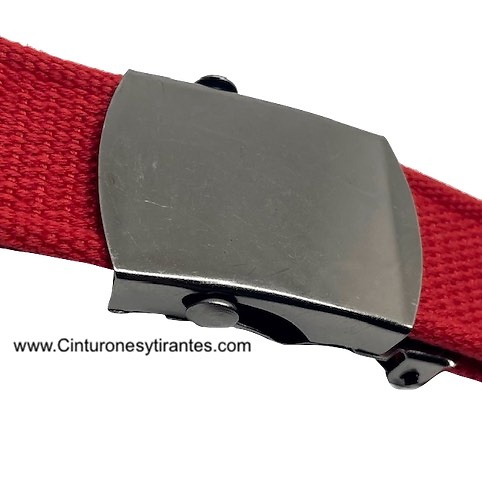 LONG EXTRA STRONG WEBBING BELT WITH AUTOMATIC BUCKLE + COLOURS 