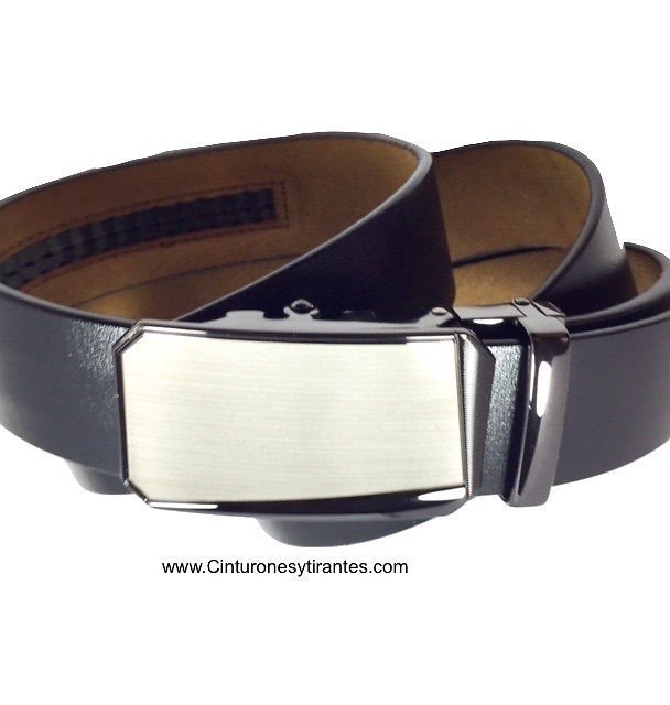 MEN'S AUTOMATIC BELT MADE OF LEATHER 