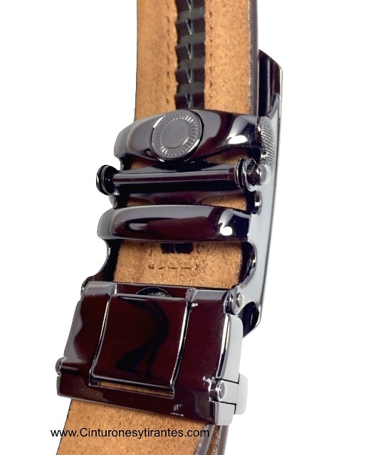 MEN'S AUTOMATIC BELT MADE OF LEATHER 