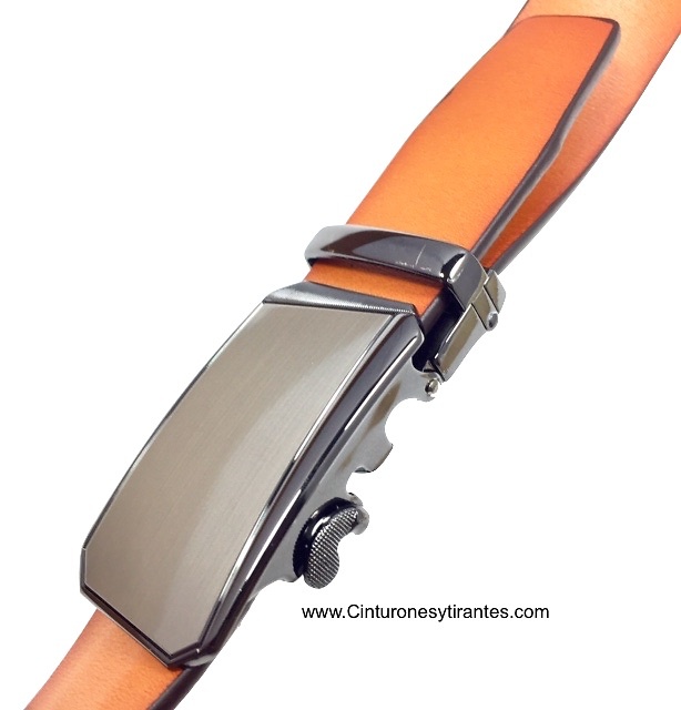 MEN'S AUTOMATIC BELT MADE OF LEATHER 