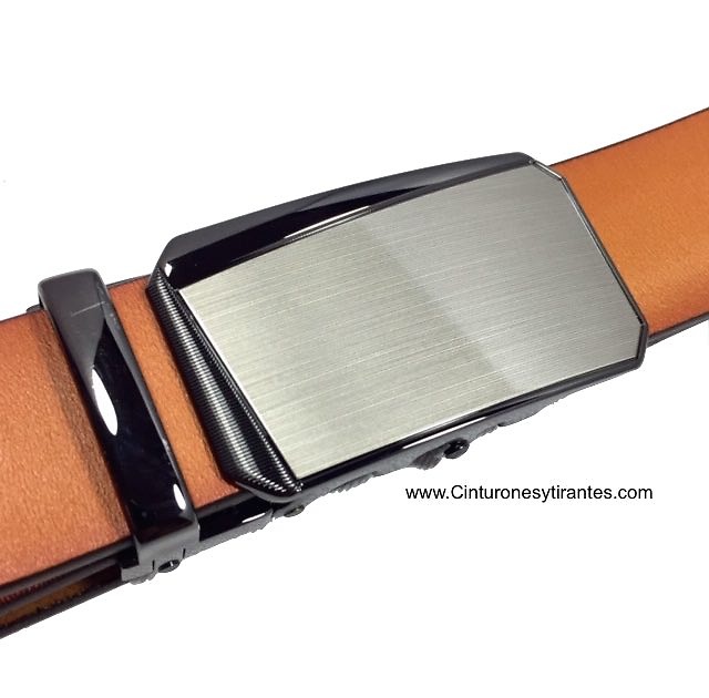 MEN'S AUTOMATIC BELT MADE OF LEATHER 