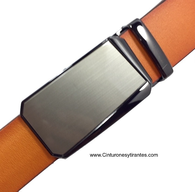 MEN'S AUTOMATIC BELT MADE OF LEATHER 