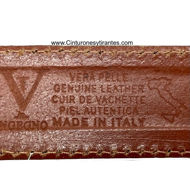 MEN'S LEATHER BELT MADE IN ITALY 