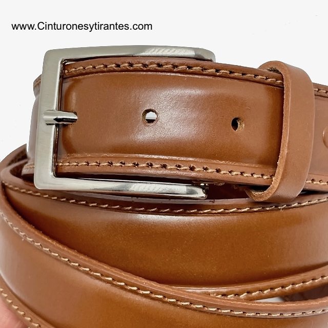 MEN'S LEATHER BELT MADE IN ITALY 