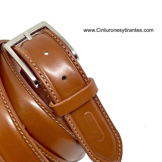 MEN'S LEATHER BELT MADE IN ITALY 