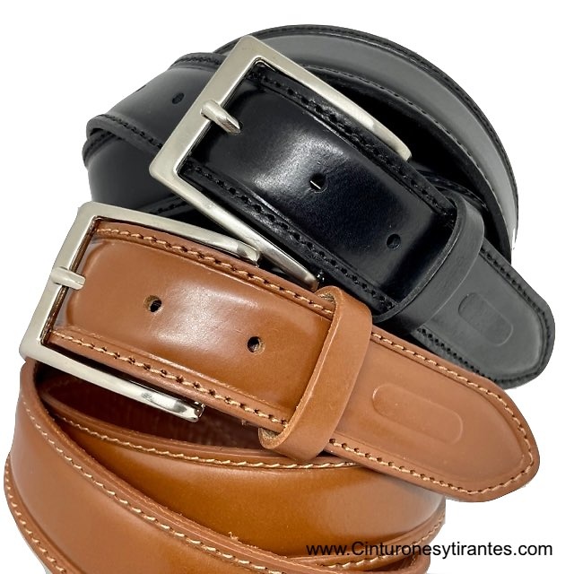 MEN'S LEATHER BELT MADE IN ITALY 