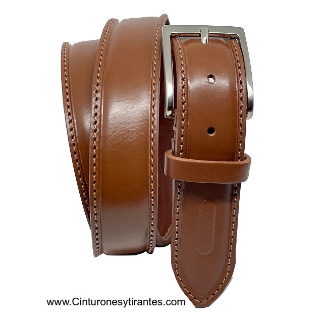 MEN'S LEATHER BELT MADE IN ITALY 