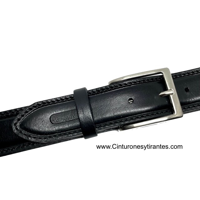 MEN'S LEATHER BELT MADE IN ITALY 