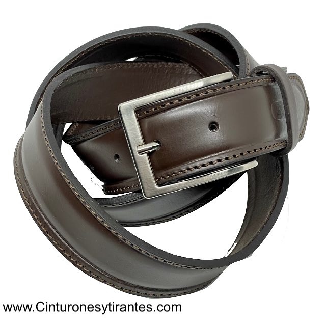 MEN'S LEATHER BELT MADE IN ITALY 
