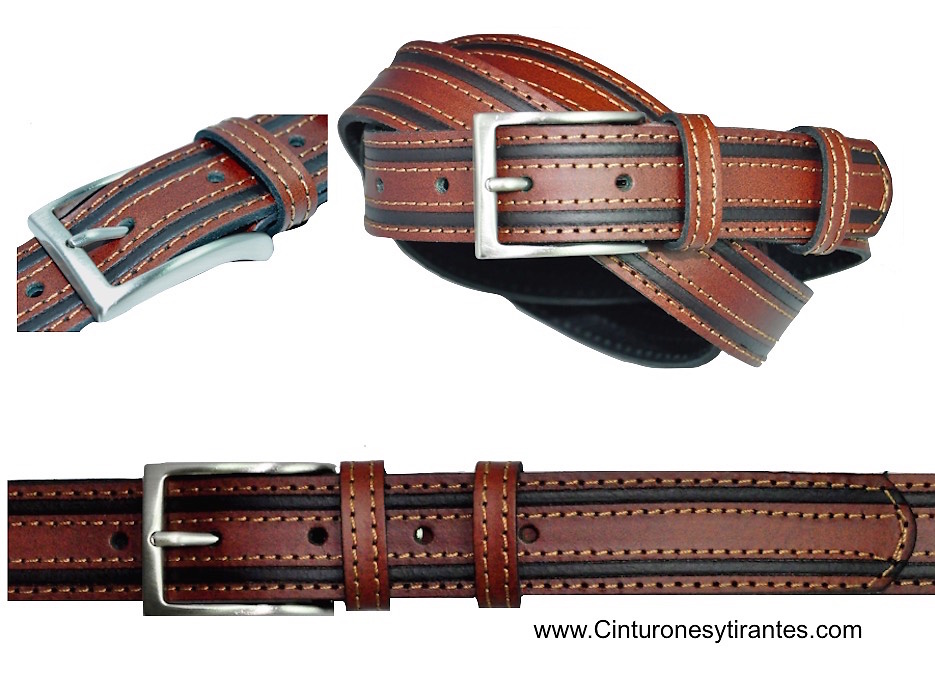 LEATHER MAN BELT WIDTH 