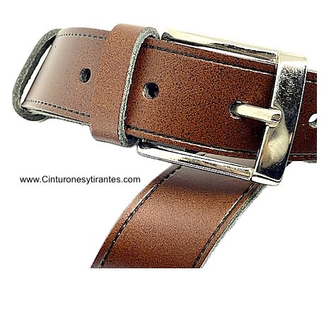 MEN'S MULTI-PURPOSE SMOOTH LEATHER BELT - 3 COLORS - 