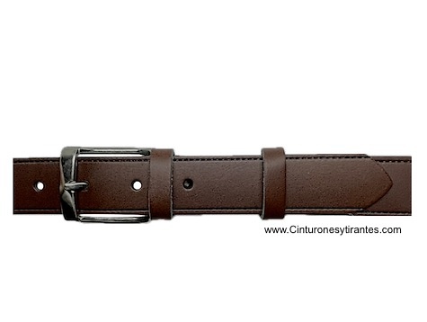 MEN'S MULTI-PURPOSE SMOOTH LEATHER BELT - 3 COLORS - 