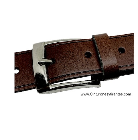 MEN'S MULTI-PURPOSE SMOOTH LEATHER BELT - 3 COLORS - 