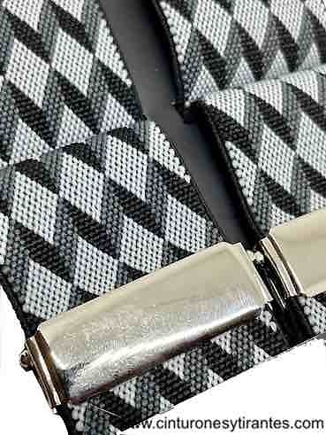 MEN'S WIDE BRACES WITH LUXURY FINISH TO diamonds 