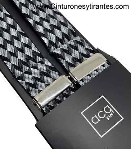 MEN'S WIDE BRACES WITH LUXURY FINISH TO diamonds 