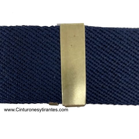 PREMIUM MEN'S BELT WITH GOLD-PLATED CRIMP BUCKLE 