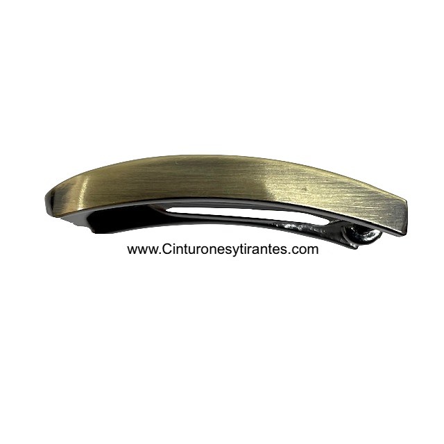 SMOOTH GOLD-PLATED METAL BUCKLE FOR BELT WIDTH 35 MILLIMETRES 