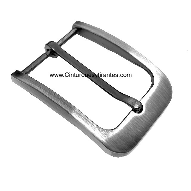 SMOOTH GOLD-PLATED METAL BUCKLE FOR BELT WIDTH 35 MILLIMETRES 