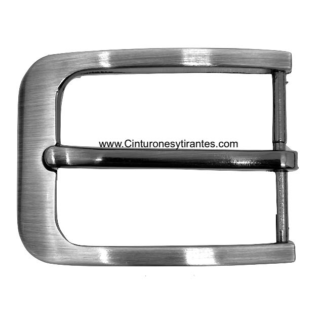 SMOOTH GOLD-PLATED METAL BUCKLE FOR BELT WIDTH 35 MILLIMETRES 