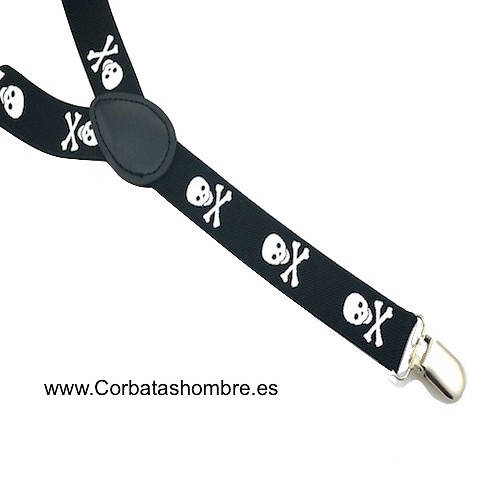 TIRANTES CON CALAVERAS EN FORMA DE Y CON PINZA 