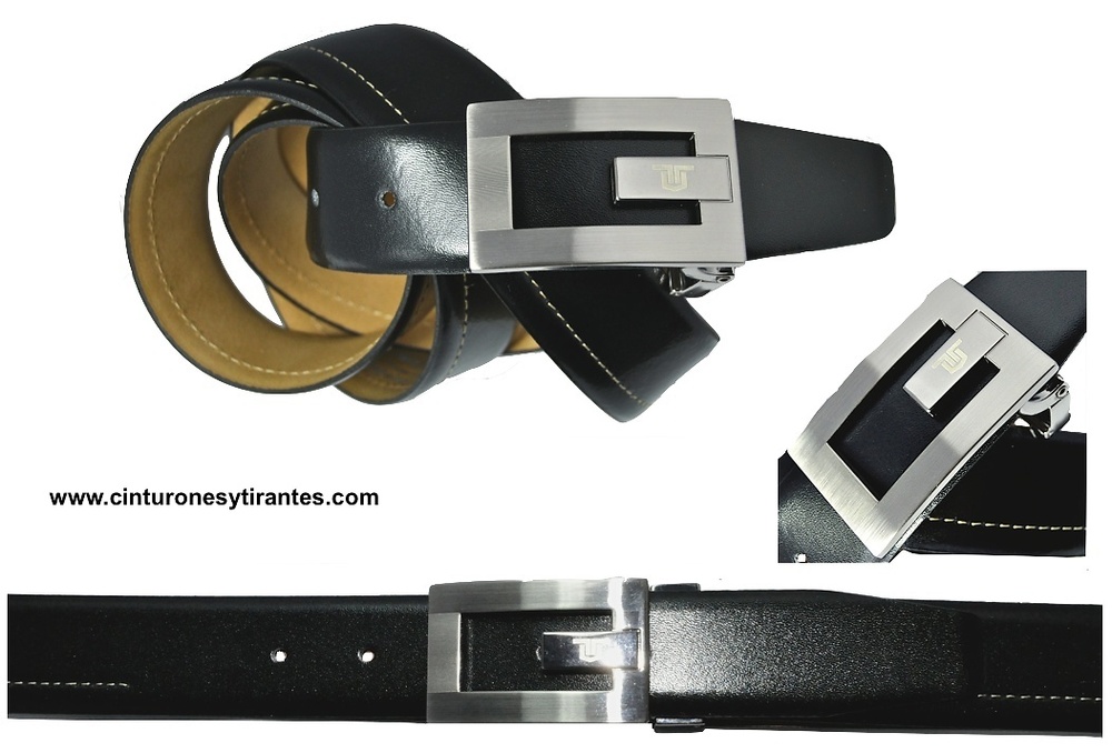 TITTO BLUNI LEATHER BELT MEN AND BUCKLE DESIGN 