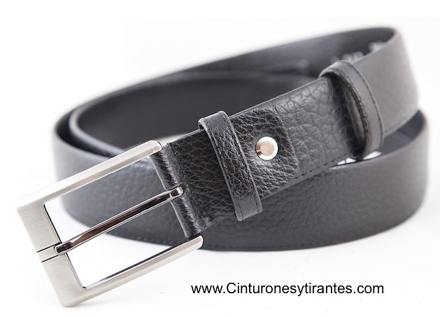 belt with leather inner wallet for men black 