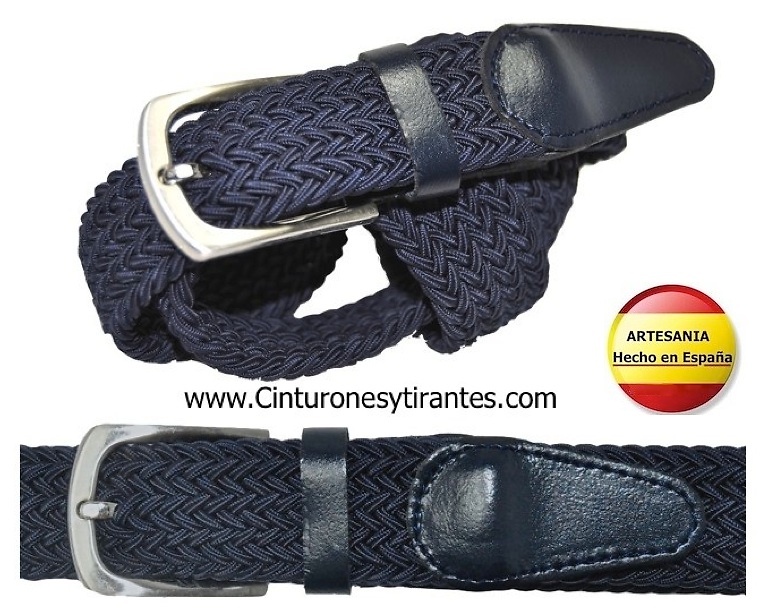 TWISTED BELT RUBBER AND LEATHER MADE IN SPAIN 