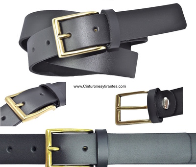 Cinturón con hebilla cuadrada Maison Margiela de Cuero de color Metálico para hombre Hombre Accesorios de Cinturones de 