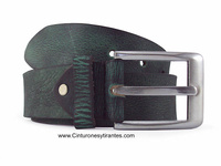 AUTHENTIC EFFECT LEATHER BELT