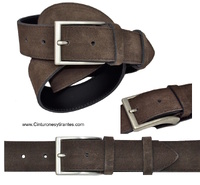 BELT MEN MADE IN LEATHER  BRAND  CUBILO - TWO COLORS -