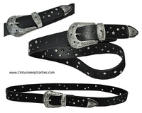 BELT WITH BUCKLE AND METAL TOE -4 COLORS-