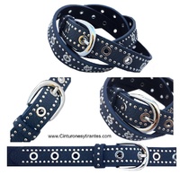 BELT WITH BUCKLE AND METAL TOE -4 COLORS-