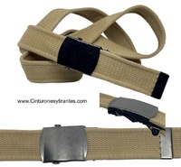 Cinturon hombre casual monograma doble faz 3.5 cm militar-toffe -  mariohernandezus