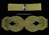 DOUBLE KNOT BELT IN LUXURY BRAIDED CORD