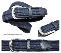 ELASTIC BELT BRAIDED OF NATURAL FIBER VERY STRONG -NATURE-