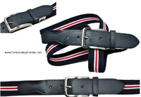 ELASTIC BELT WITH EXTRA-STRIPE BELT WITH QUALITY BUCKLE STRIPED