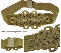 JEWEL BELT WITH ELASTIC TRIMMINGS FOR WOMEN