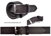 LEATHER BELT MAN SPORT OR INFORMAL DRESS