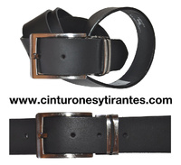 LEATHER BELT MAN SPORT OR INFORMAL DRESS