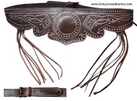 LEATHER COUNTRY BELT TRIM  STITCHING 