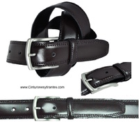 LUXURY DOUBLE SEWED LEATHER BELT