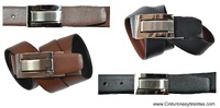 REVERSIBLE LEATHER BELT FOR MAN