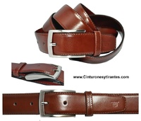 TITTO BLUNI  LEATHER BELT LUXURY  FOR MEN 